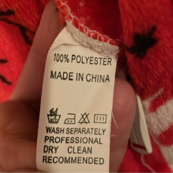 Men’s Large Reindeer One Piece PJ w/ Hood and a Hooded Back Drop.NWOT - Picture 5 of 8